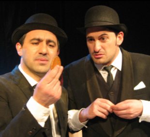 Artur Trillo e Toño Casais, en 'Esperando a Godot'