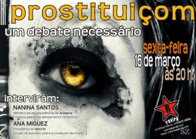 Cartel que anuncia o debate