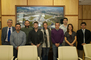 Foto de familia do acto de clausura do curso