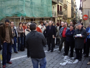 Paseo literario por Iruña no Galeusca 2006