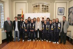 A selección catalá feminina, na súa presentación