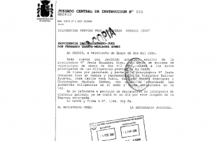 O documento onde Marlaska se refire ao "dialecto gallego" (Pica na imaxe para ampliar)