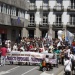 Pancarta que acompañou a manifestación